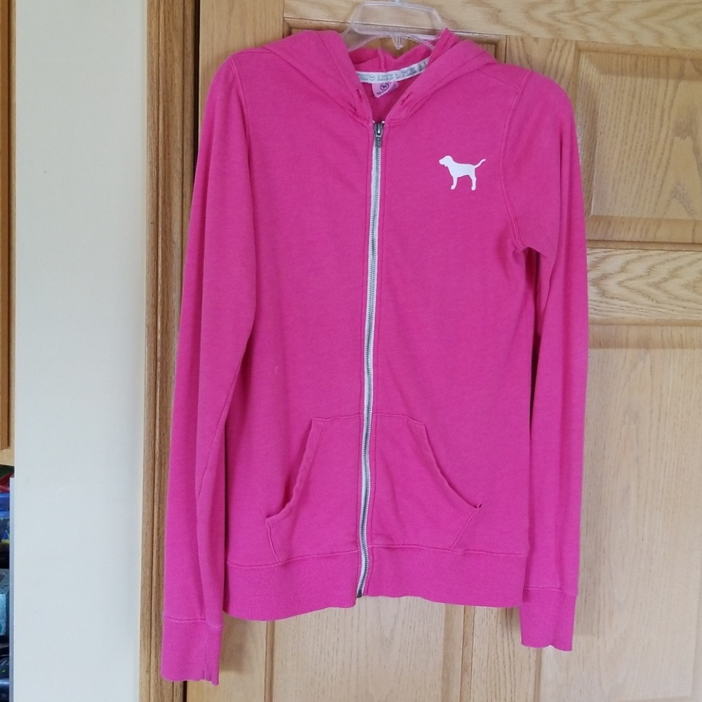 Zip up hooded sweatshirt